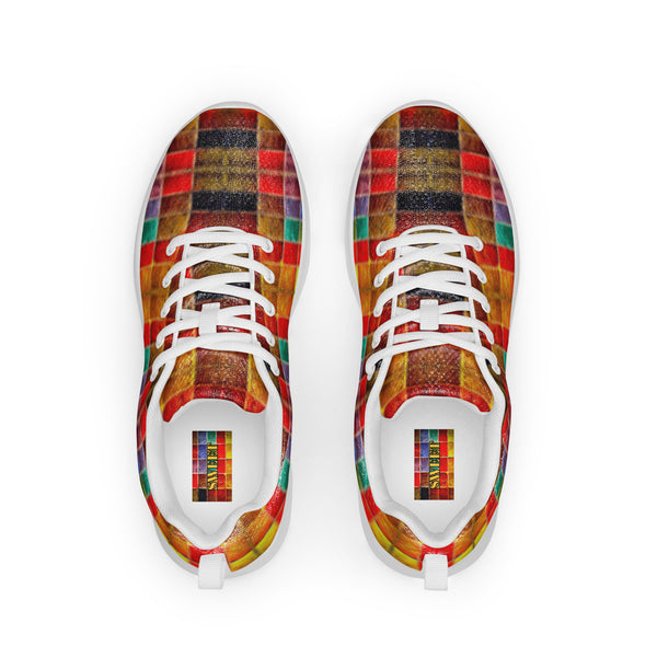 Men’s colorful athletic shoes - Gouldian Finch