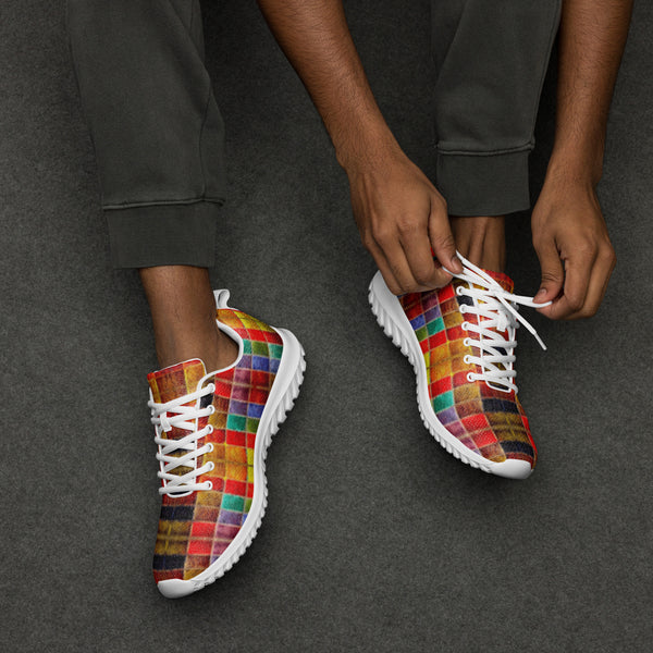 Men’s colorful athletic shoes - Gouldian Finch