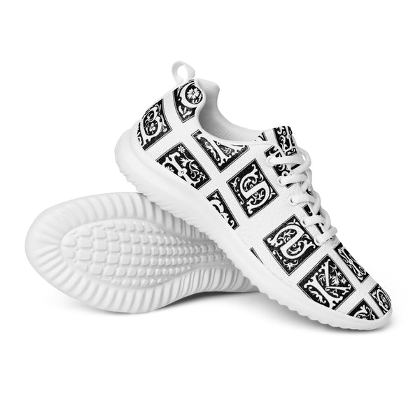 Men’s athletic shoes in the colors of nature - Black and White Warbler