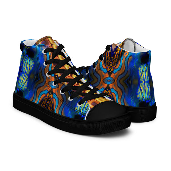 Men’s high top canvas shoes in the colors of nature