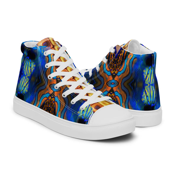 Men’s high top canvas shoes in the colors of nature