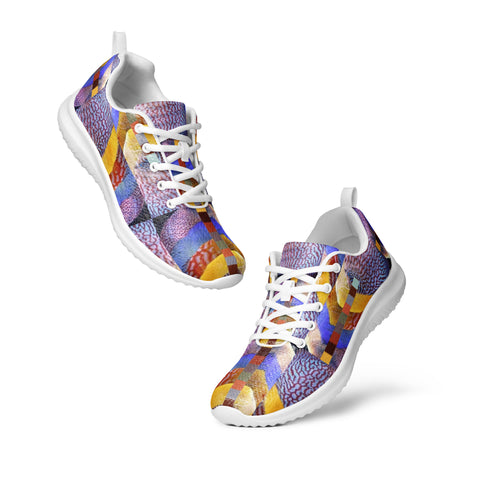 Women’s athletic shoes in the colors of nature - Discus Fish