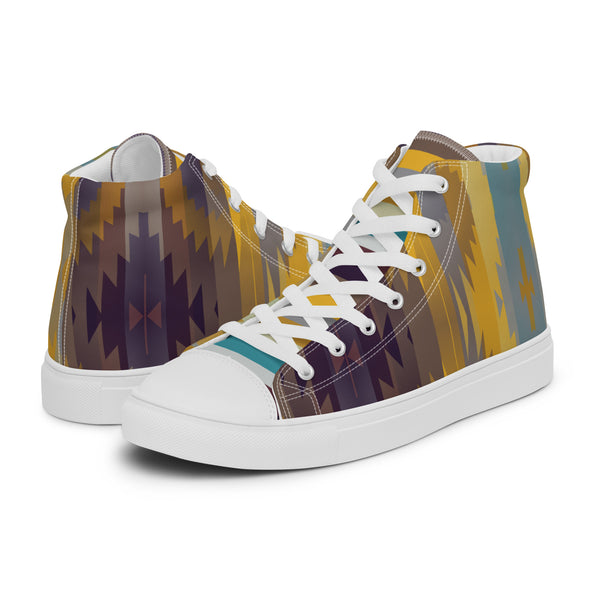 Women’s high top canvas shoes in the colors of nature