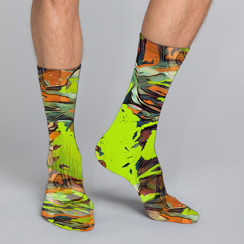 Women's, men's & kids' colorful sublimation socks made especially for you